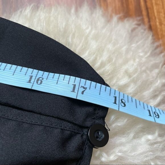 Monteau Women’s Black Semi Sheer High-Low Blouse Size M - Picture 16 of 16